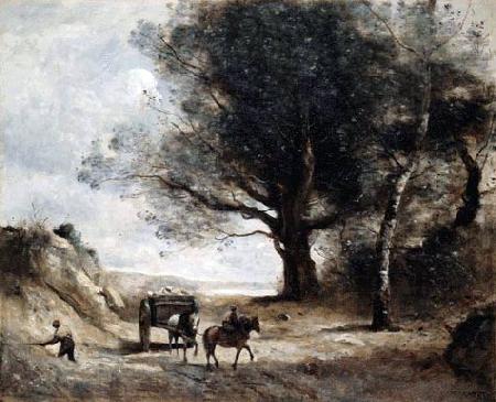 Jean-Baptiste-Camille Corot The Stonecutters China oil painting art